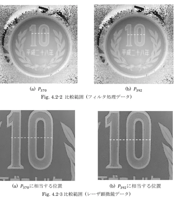 Fig. 4.2-2 比較範囲  (フィルタ処理データ) 