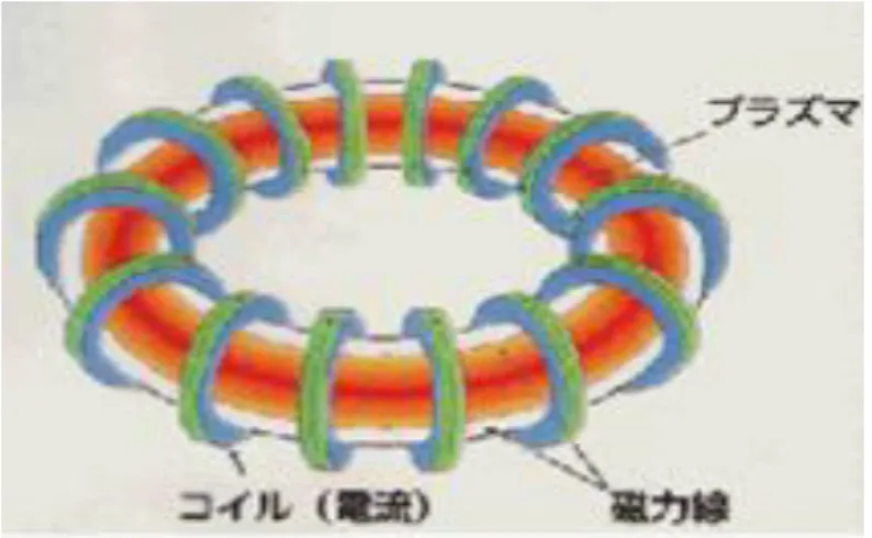 Fig. 1-3  磁場閉じ込め  1-2  逆磁場ピンチプラズマ 