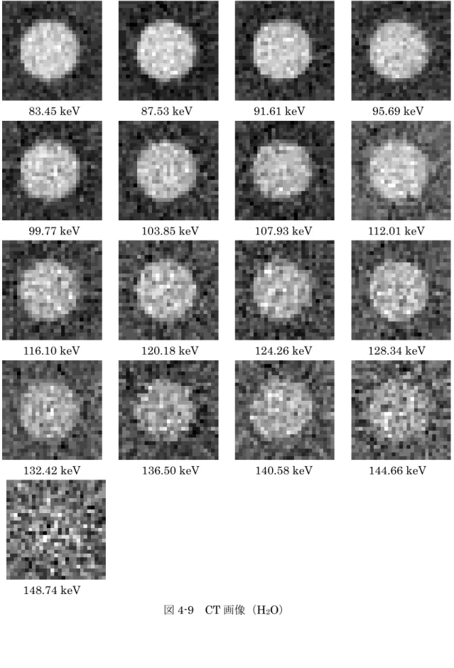 図 4-9  CT 画像（H 2 O） 