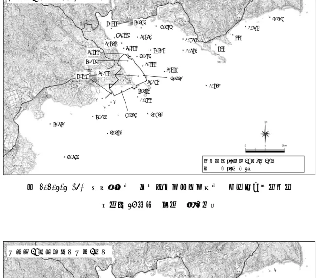 図 1.1.2-2 (3)  魚類等調査  動物プランクトン調査  個体数の水平分布  （平成 26 年度  春季  第 1 層）  図 1.1.2-2 (4)  魚類等調査  動物プランクトン調査  個体数の水平分布  （平成 26 年度  春季  第 2 層） 【平成26年度春季】【第2層】 -2,7372,8569,8933,2462,9541,929-11,683-5,526-4,162-3,146-4,1764,543調査期日：単位：-7,0331,655-2,325 平成26年4月20日個体/㎥