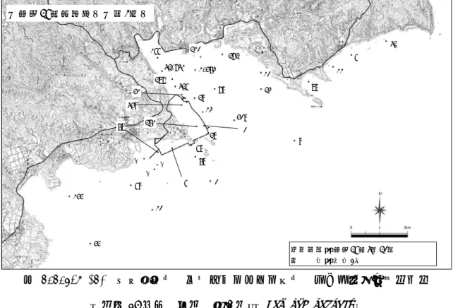 図 1.1.2-4 (1)  魚類等調査  動物プランクトン調査  主な出現種の水平分布  （平成 26 年度  春季  第 1 層）（ Oithona simplex ）  図 1.1.2-4 (2)  魚類等調査  動物プランクトン調査  主な出現種の水平分布  （平成 26 年度  春季  第 2 層） （ Oithona simplex ） 【平成26年度春季】【第1層】 42611859241,354308142816642,7414260581069133335831287調査期日：単位：102