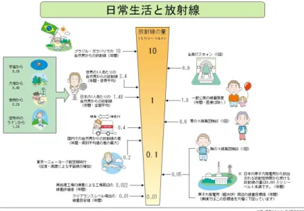 図 18	 日常生活と放射線  [4] 