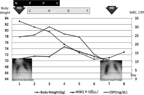 Fig. 2 Clinical course.
