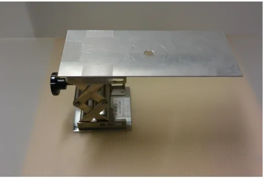 Fig. 6  実験に使用した支持台 