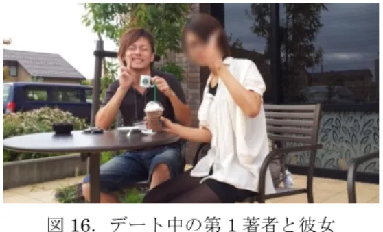 Figure 16. The 1 st  author and his girlfriend on a date. 
