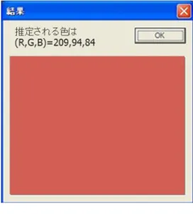 図 3.1.8 推定結果の例 