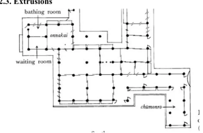 Figure 3: Reconstructed plan of the Komatsu residence, Uji; R1 
