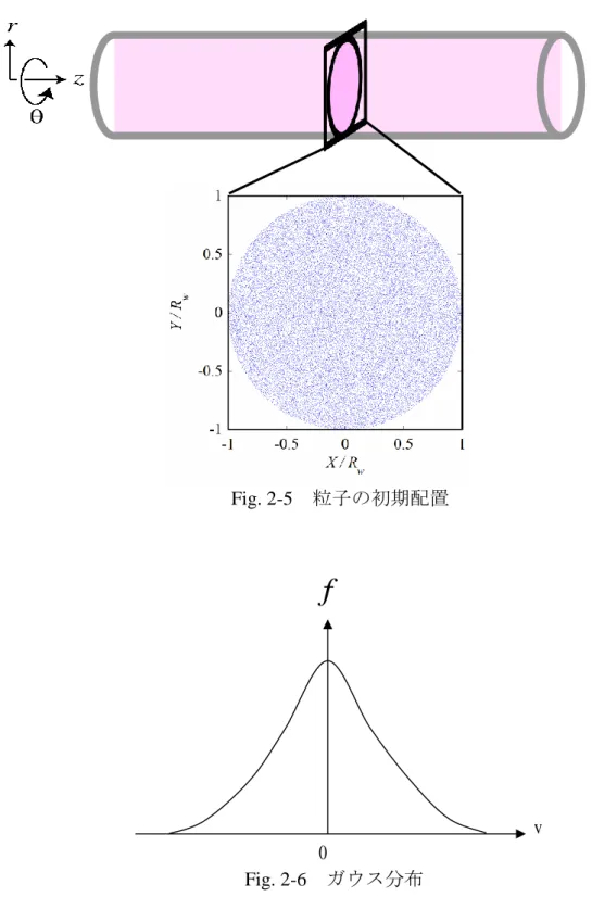 Fig. 2-5   粒子の初期配置