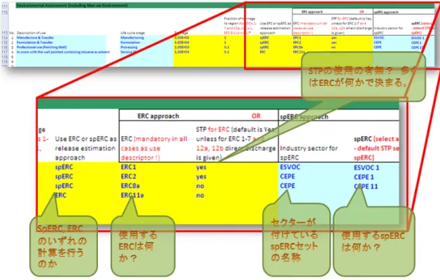 図 2.4.5c INTERFACE モード入力画面  – Use Descriptor と計算モード 