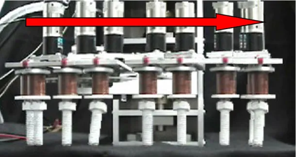 Fig. 2.8 Experimental results in case of unsuccessful electromagnetic  attraction transfer