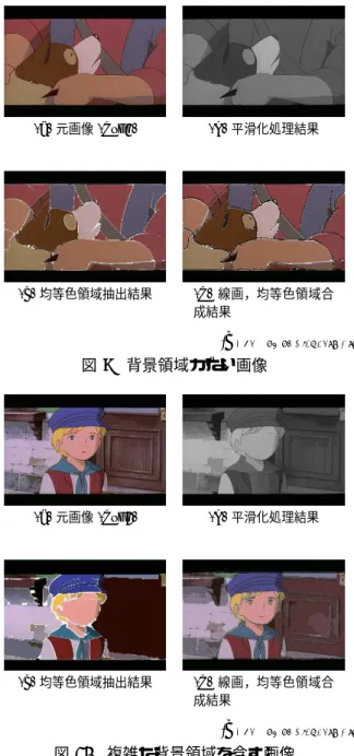 図 9 背景領域がない画像