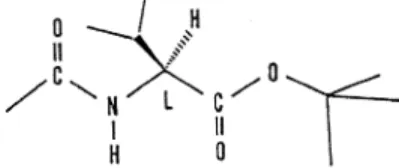 Fig.  2  Molecular  structure  of  N-acetyl-L-valine  tert- tert-butyl  ester  (1).