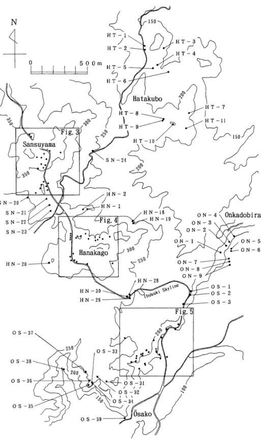 Fig. 2 Distribution map of the sampling points.