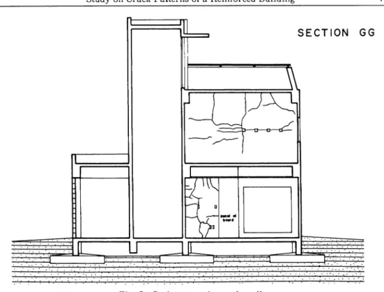 Fig. 6 Crak pattern in east wall