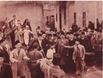 Figure  Mustafa Nahhas Pasha Welcomed by Wafd  Followers in His Home Town, al-Musawwar,  March 29, 1932.