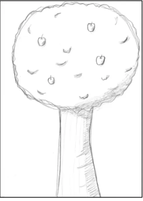 Figure 9  学生Jのバウム（Pre）  Figure 10  学生Jのバウム（Post） 
