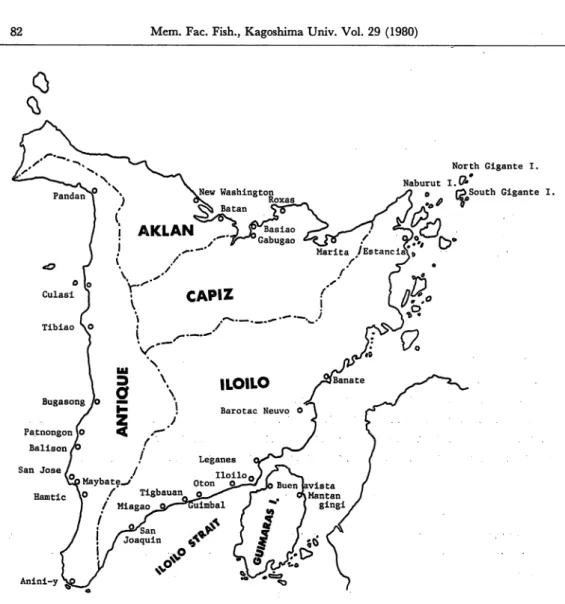 Fig. 1. The area covered by the survey, with key locations shown.