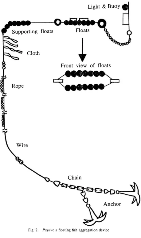 Fig.  2.  Payaw:  a  floating  fish  aggregation  device