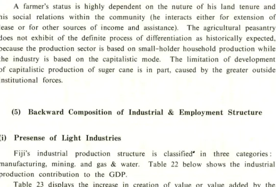 Table 20 indicates the breakdown of the plantation system and development of the small holder ststem