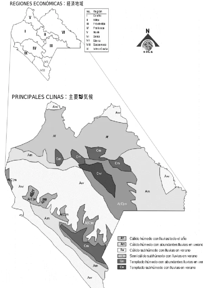 図 2 − 6 CLIMAS: 気候