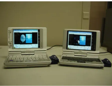 図 6 PDA における合成ストリーム受信の様子 [ 変数 ] • rcv i,j,v : PDA i がエンドホスト j のエージェン トに接続し，トランスコードされたビデオにスト リーム v が含まれている場合に 1 ，そうでなけ れば 0