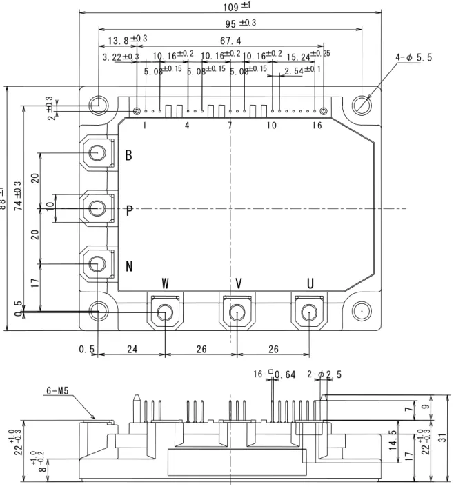 図 1-3  外形図  （P610） 
