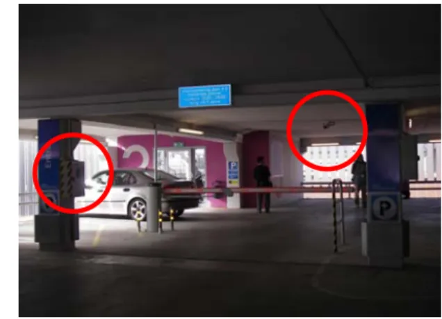 図   9 Park &amp; Ride 各駐車スペースの様子