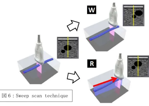 図 6：Sweep scan technique