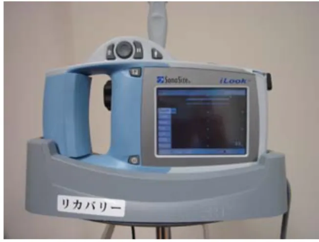 図 1.8  SonoSite 180PLUS                              図 1.9  SonoSite iLook25 