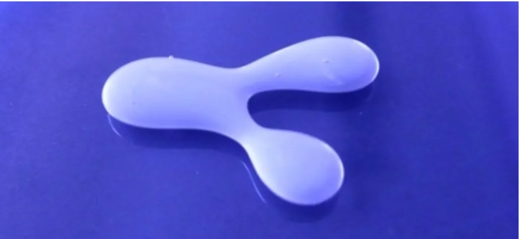 図 1  ゲル状の磁性流体  pBlob 