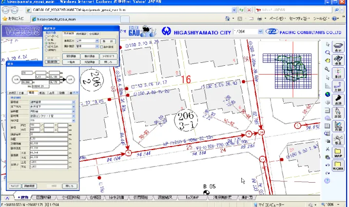 図 ４-５  本 市 の下 水 道 台 帳 システムの概 要  