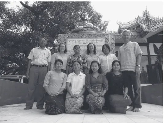 Fig. 3　Kuthodaw Pagoda Project team
