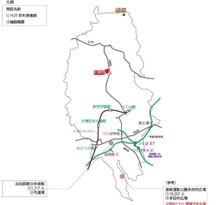 図 19 弓道場の分布