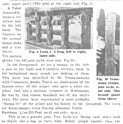 Fig.  9  Posts  1-5  from  left  to  right, inner  side. 