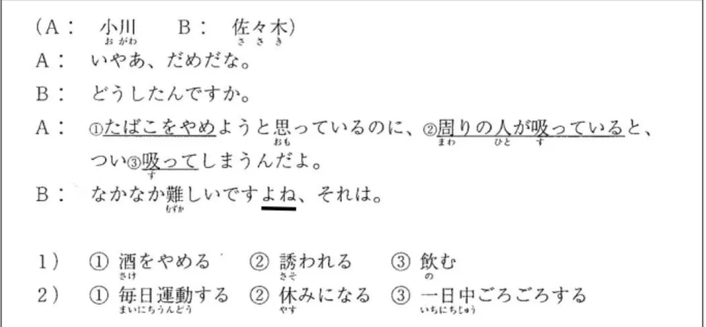 図 14.『新日本語の中級』(178 頁) 