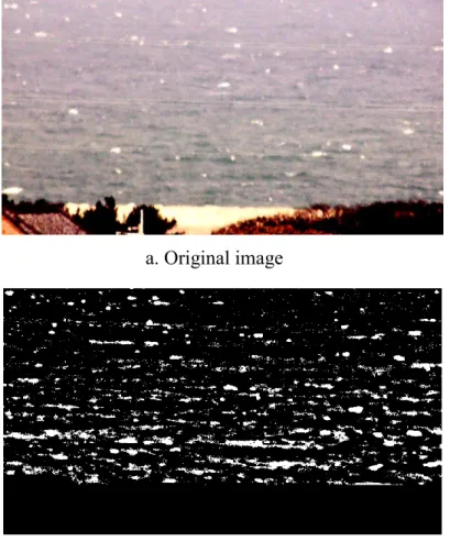 Figure  ３.2  Extract image with adaptive threshold 3.1.3 Block threshold method 