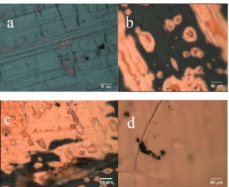 Fig 2. Raman spectrum captured from the center of the images of Fig. 1a  (top) and 1d (bottom)