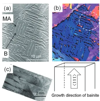図 5　ベイナイト粒の TEM サンプル化手法 Making method of TEM specimen of bainite grains