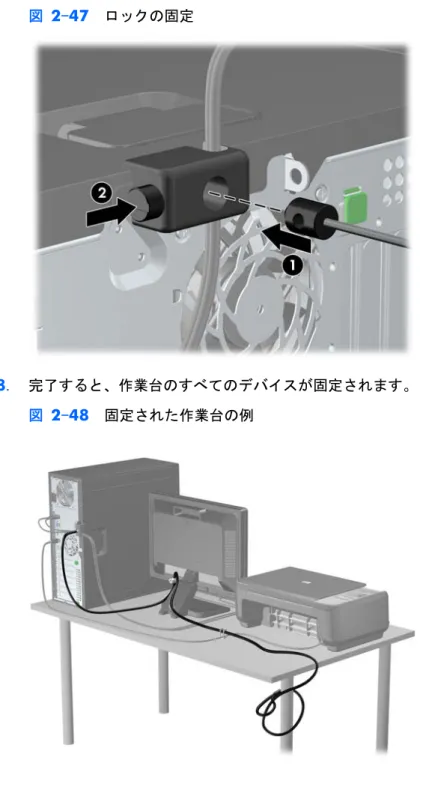 図  2-47   ロックの固定