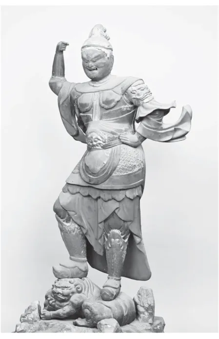 図 13 増長天 全身左斜側面