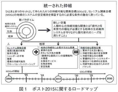 図 1 　ポスト2015に関するロードマップ