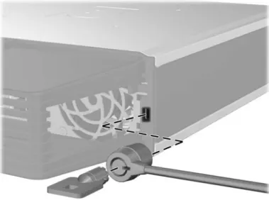 図  C-3  コンピュータの施錠
