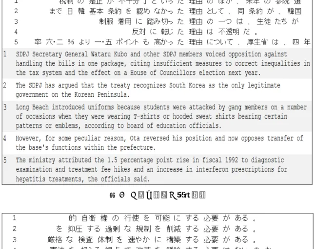 図 2  「～た理由」検索画面                                 