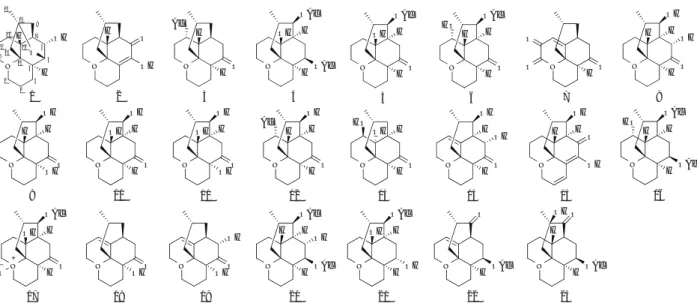 Fig. 1 Structures of Alkaloids having Lycopodane skeleton.