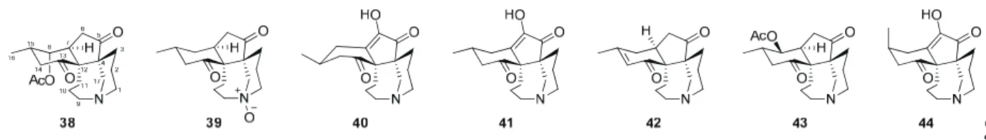 Fig. 4 Structures of Alkaloids having Lycoflexine-type skeleton.