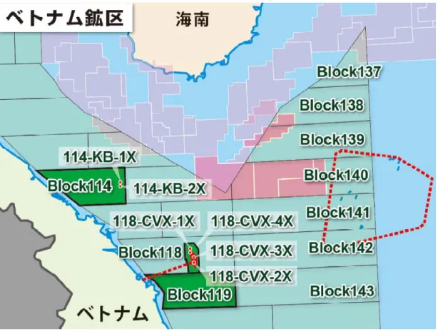 図   9：Ken Bau Field location  （各種資料より JOGMEC 作成） 