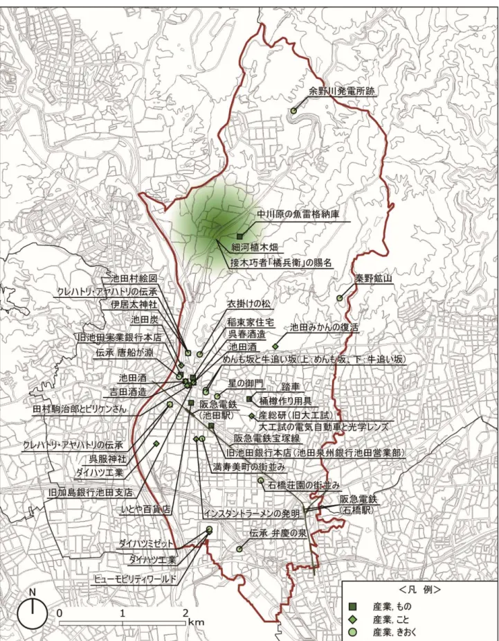 図 4- 2  ものづくりの機運に育まれた歴史文化遺産 