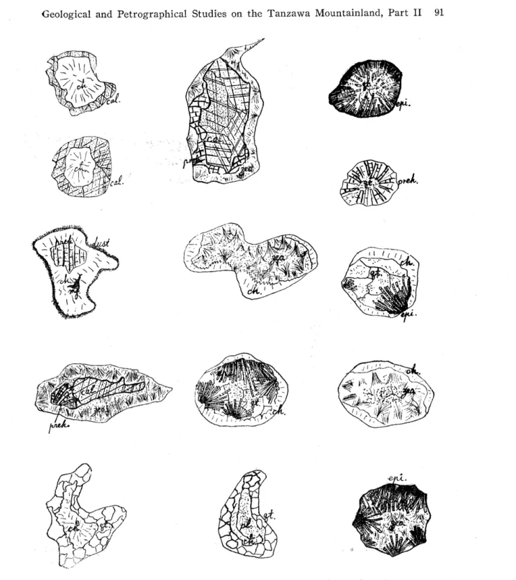 Fig. 20. Amygdules丘11ed with two or three secondary minerals･