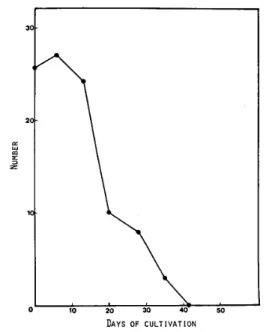 Fig. 8. Disappearance of lipid globules after breaking of the dormant condition.