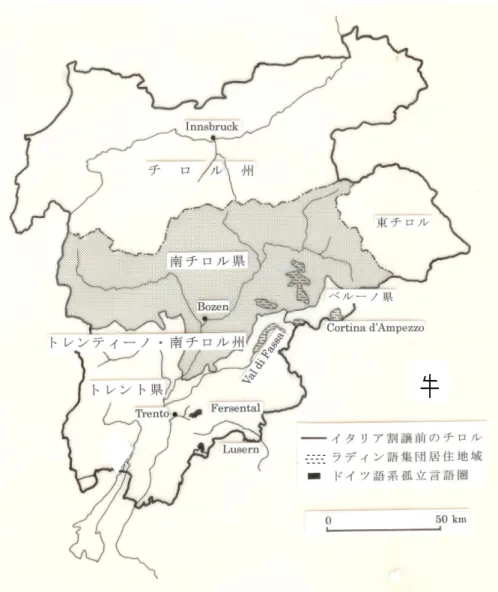 図  南チロル概念図  （著者：山川作成） 